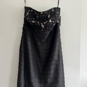 AGB cocktail dress, black and gold. NWT